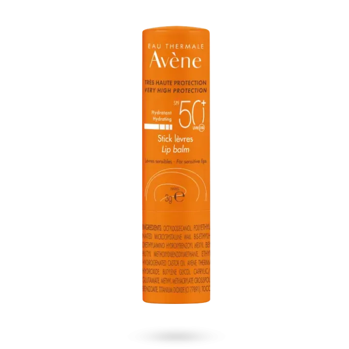 Stick lèvre solaire très haute protection SPF 50+ Avène stick 3 g