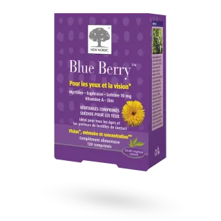New Nordic Blue berry yeux et vision 120 comprimés