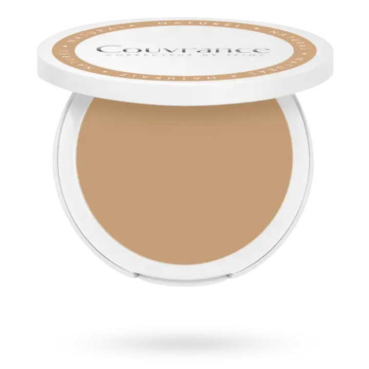 Fond de teint compact crème SPF 30 Couvrance Avène (naturel, sable, miel, doré)