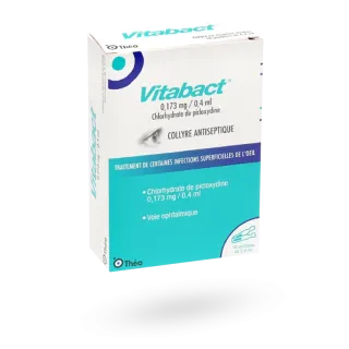 Vitabact collyre antiseptique 10 unidoses