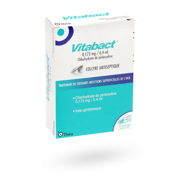 Vitabact collyre antiseptique 10 unidoses