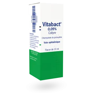 Vitabact collyre 0,05 % Chlorhydrate de picloxydine 10 ml