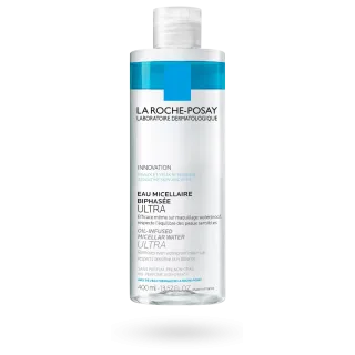 Eau Micellaire Biphasée ULTRA nettoyante visage La Roche Posay 400 ml