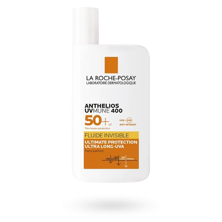 Anthelios UVMUNE 400 fluide invisible SPF 50+ sans parfum La Roche Posay 50 ml