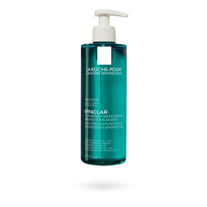 Effaclar Gel Purifiant Micro-Peeling nettoyant corps La Roche Posay 400 ml