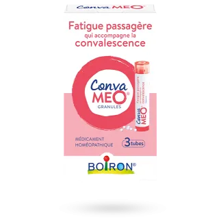 Convameo granules Boiron fatigue passagère convalescence 3 tubes