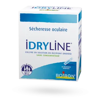 Idryline Boiron collyre sécheresse oculaire 30 unidoses