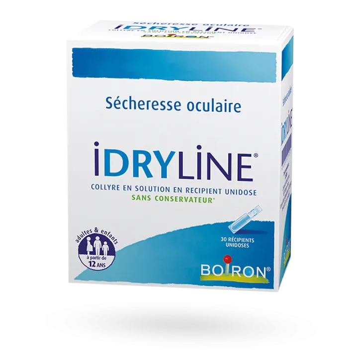 Idryline Boiron collyre sécheresse oculaire 30 unidoses