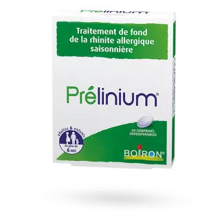 Prélinium Boiron rhinite allergique saisonnière 60 comprimés orodispersibles