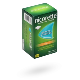 Nicorette 4 mg gommes à mâcher 105 gommes fruits sans sucre Nicorette 4 mg gommes à mâcher 105 gommes fruits sans sucre