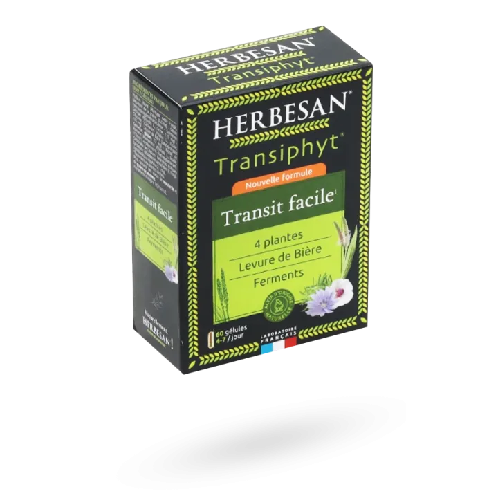 Herbesan Transiphyt transit facile nouvelle formule 60 gélules
