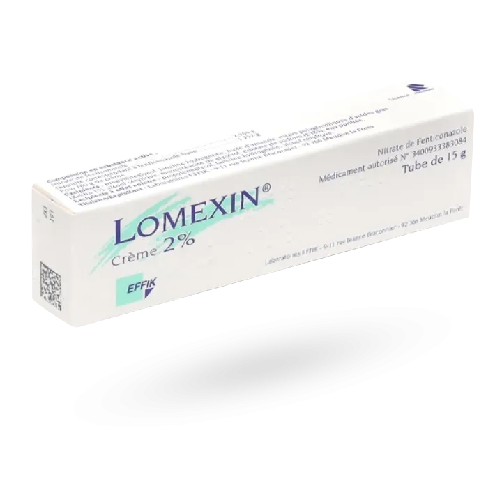Lomexin crème 2% mycoses cutanées et muqueuses 15 g et 30 g