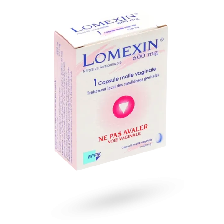 Lomexin 600 mg 1 ou 2 capsules vaginales mycoses vaginales