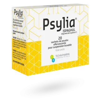 Psylia Ispaghul constipation 20 sachets poudre effervescente