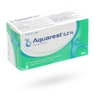 Aquarest 0,2 pour cent gel ophtalmique 60 unidoses Aquarest 0,2 pour cent gel ophtalmique 60 unidoses