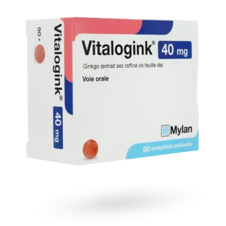 Vitalogink 40 mg Mylan 90 comprimés