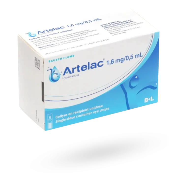 Artelac collyre 1,6 mg/0,5 ml 60 unidoses
