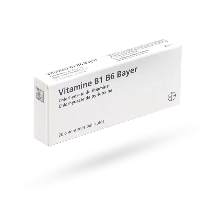 Vitamines B1 B6 Bayer 20 et 40 comprimés