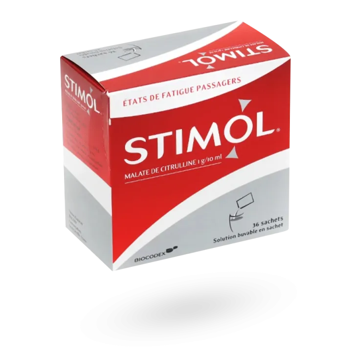 Stimol malate de citrulline solution buvable 36 sachets