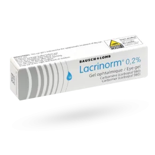 Lacrinorm 0,2 % gel ophtalmique sécheresse oculaire 10 g