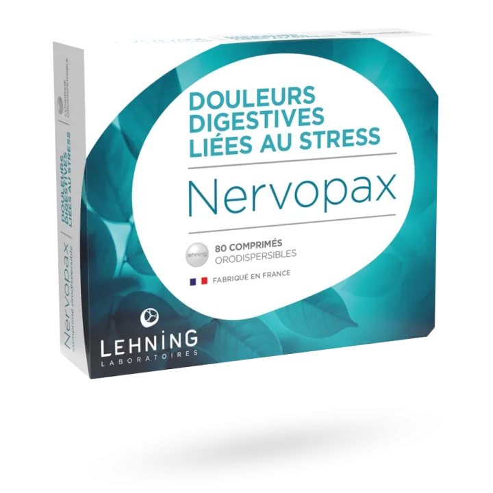 Nervopax Lehning douleurs digestives liées au stress 80 comprimés orodispersibles | Pharmacie en ligne