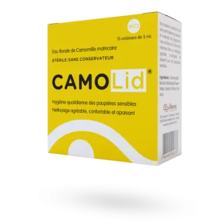 Camolid eau florale de camomille 15 unidoses Camolid eau florale de camomille 15 unidoses