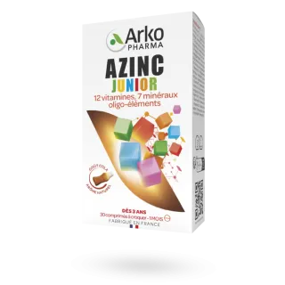 Azinc vitalité junior goût cola 30 comprimés à croquer