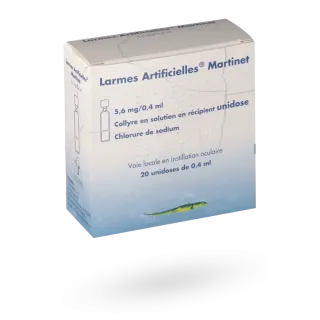 Larmes artificielles Martinet 5,6 mg/0,4 ml 20 unidoses