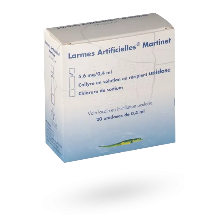 Larmes artificielles Martinet 5,6 mg/0,4 ml 20 unidoses