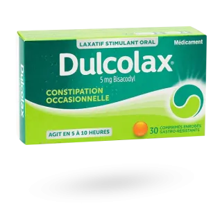 Dulcolax 5 mg bisacodyl 30 comprimés - Laxatif stimulant en cas de constipation