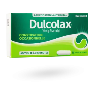 Dulcolax suppositoire 10 mg constipation 6 suppositoires