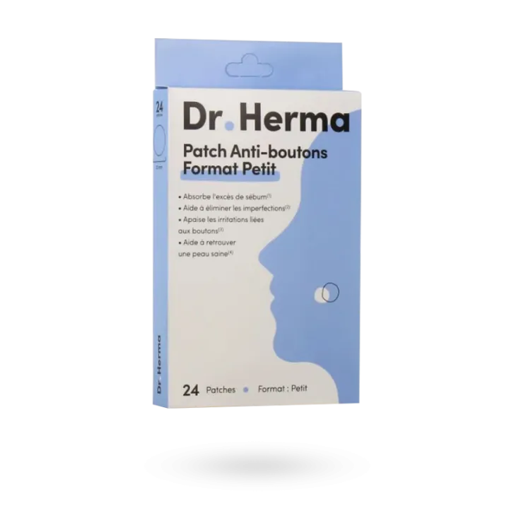 Dr Herma patch anti-boutons format petit 24 patches