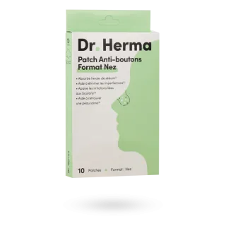 Dr Herma patch anti-boutons format nez 10 patches
