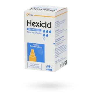 Hexicid antiseptique plaies superficielles spray 50 ml