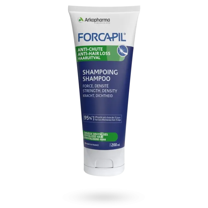 Forcapil shampoing anti-chute cheveux dévitalisés 200 ml