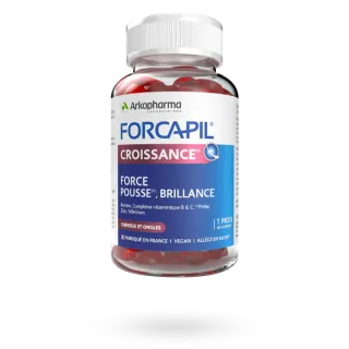Forcapil croissance force et brillance 60 gummies