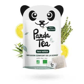 Panda Tea Tea Voice infusions BIO détox 28 sachets thym citron