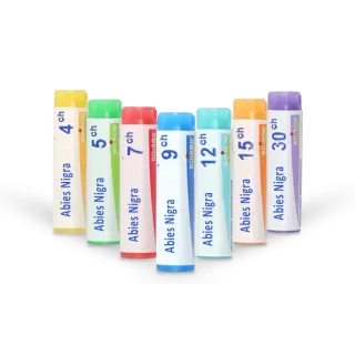 Abies Nigra Boiron tubes granules et doses 4 CH 5 CH 7 CH 9 CH 12 CH 15 CH 30 CH