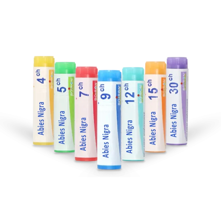 Abies Nigra Boiron tubes granules et doses 4 CH 5 CH 7 CH 9 CH 12 CH 15 CH 30 CH