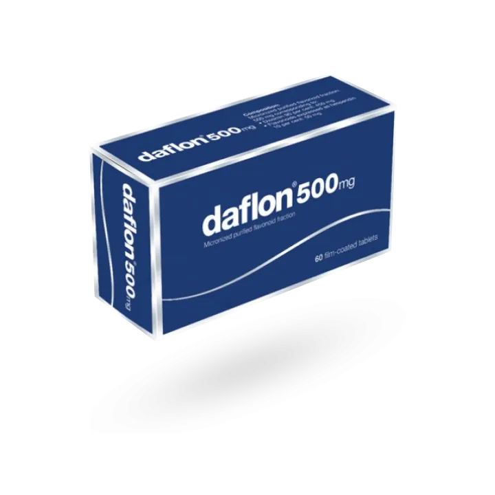 Daflon 500 mg 60 comprimés troubles veineux