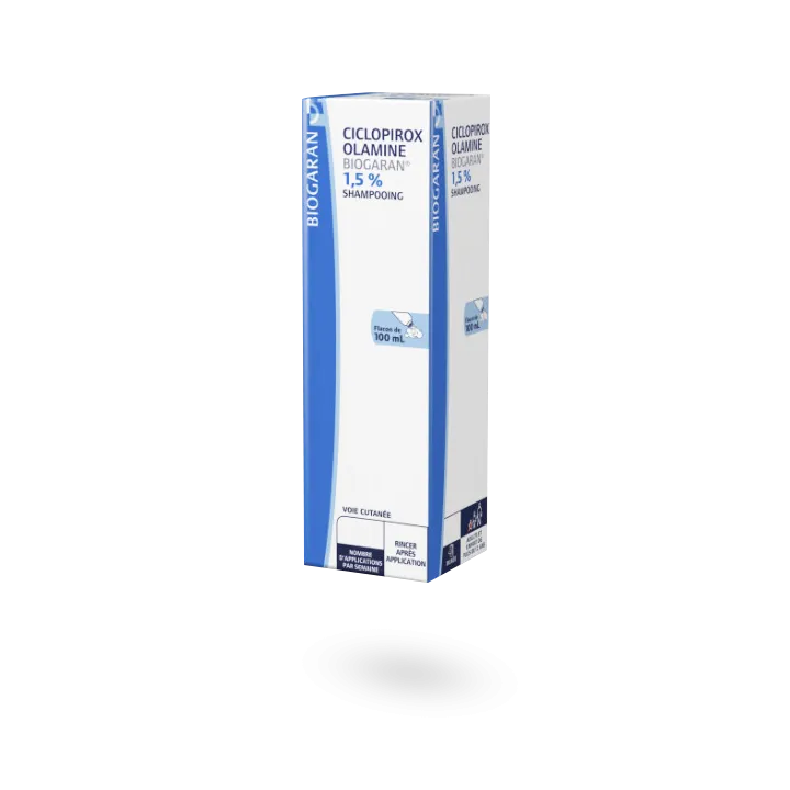 Ciclopirox Olamine 1,5 % shampooing dermite séborrhéique 100 ml 