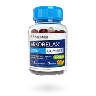Arkorelax sommeil gummies Arkopharma 60 gummies sans sucre