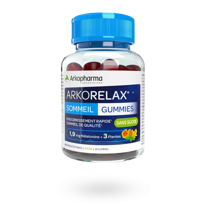 Arkorelax sommeil gummies Arkopharma 60 gummies sans sucre