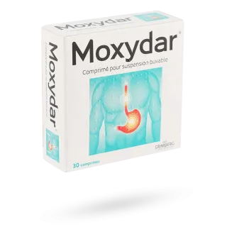 Moxydar comprimé pour suspension buvable brûlures d'estomac
