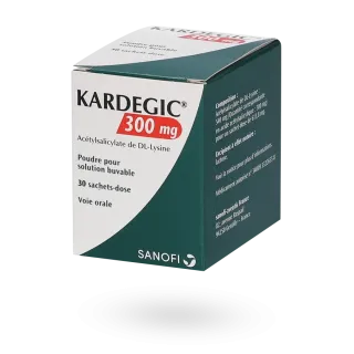 Kardegic 300 mg affections du cœur 30 sachets