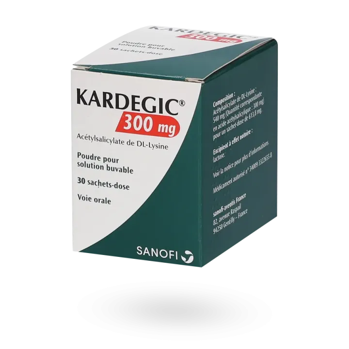 Kardegic 300 mg affections du cœur 30 sachets