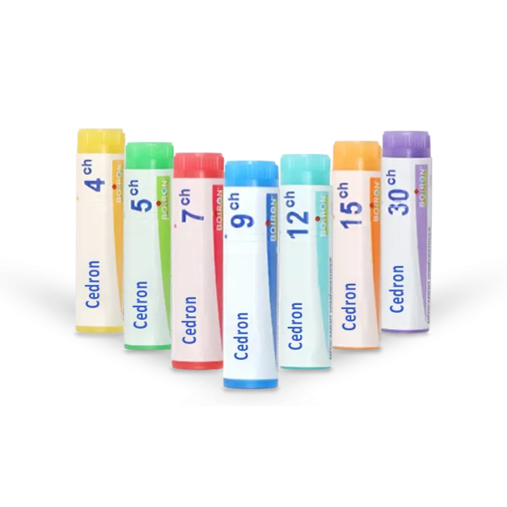 Cedron Boiron tubes granules et doses 4 CH 5 CH 7 CH 9 CH 12 CH 15 CH 30 CH