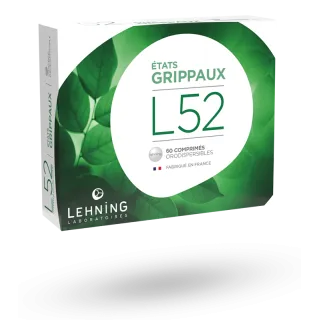 L52 états grippaux Lehning 60 comprimés orodispersibles L52 états grippaux Lehning 60 comprimés orodispersibles