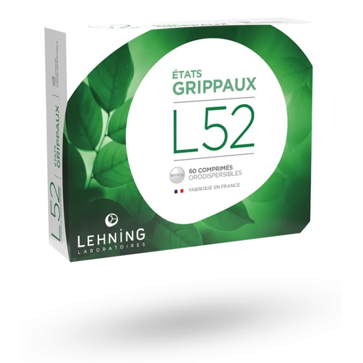 L52 états grippaux Lehning 60 comprimés orodispersibles