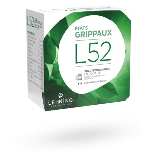 L52 Lehning États grippaux 30 ml L52 Lehning États grippaux 30 ml